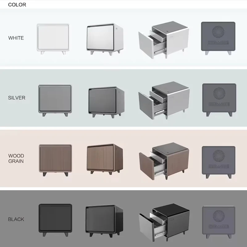 Manufacturer Wholesale Refrigerator Table Smart Wireless Charging Mini Smart Table With Refrigerator