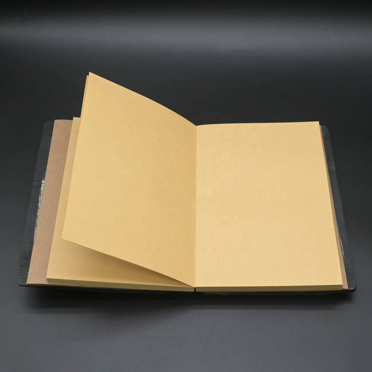 Fun Blue Eye of The Devil Resin Dragon Book Cover and Papers A5 Kraft Notebook for Gamer