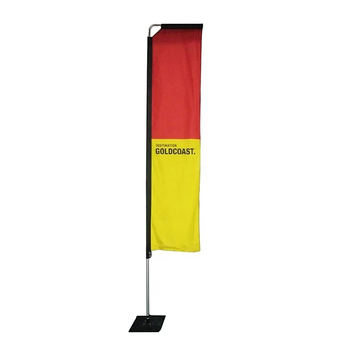 Customized Outdoor Advertising Flag Promotional Flying Beach Flag Banners