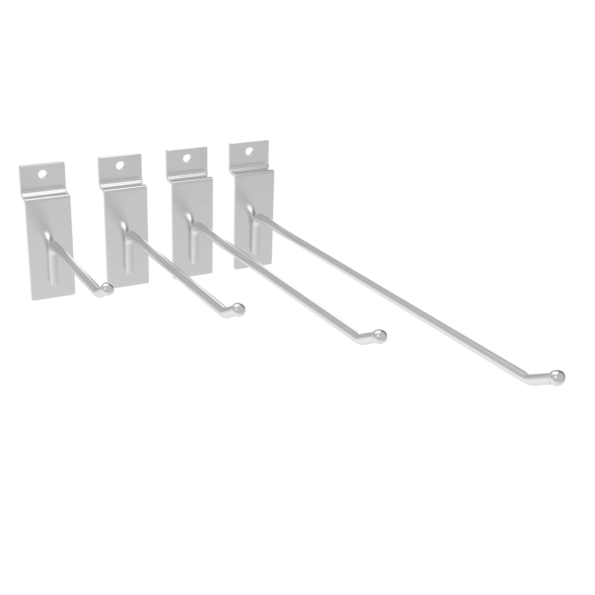 Professional Stainless Steel Hook Slatwall Display Hooks Metal Hanger Hooks