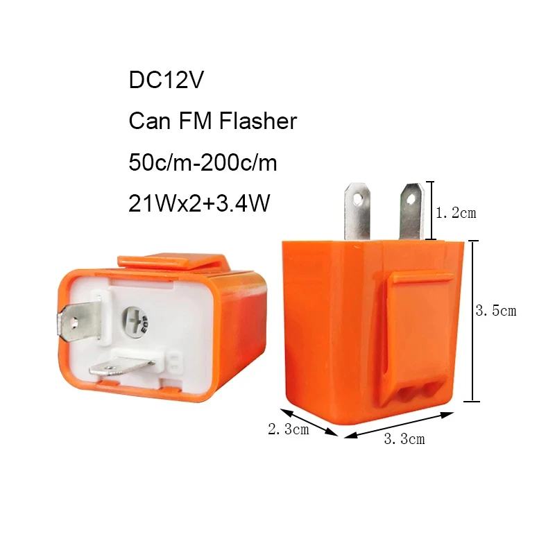 Motorcycle LED adjustable turn signal motorcycle flasher control headlight controller regulator