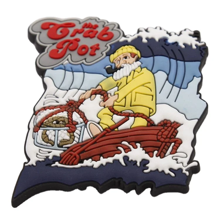 Personalised logo 3d custom fridge magnet pvc rubber magnet manufacturer rubber fridge magnet