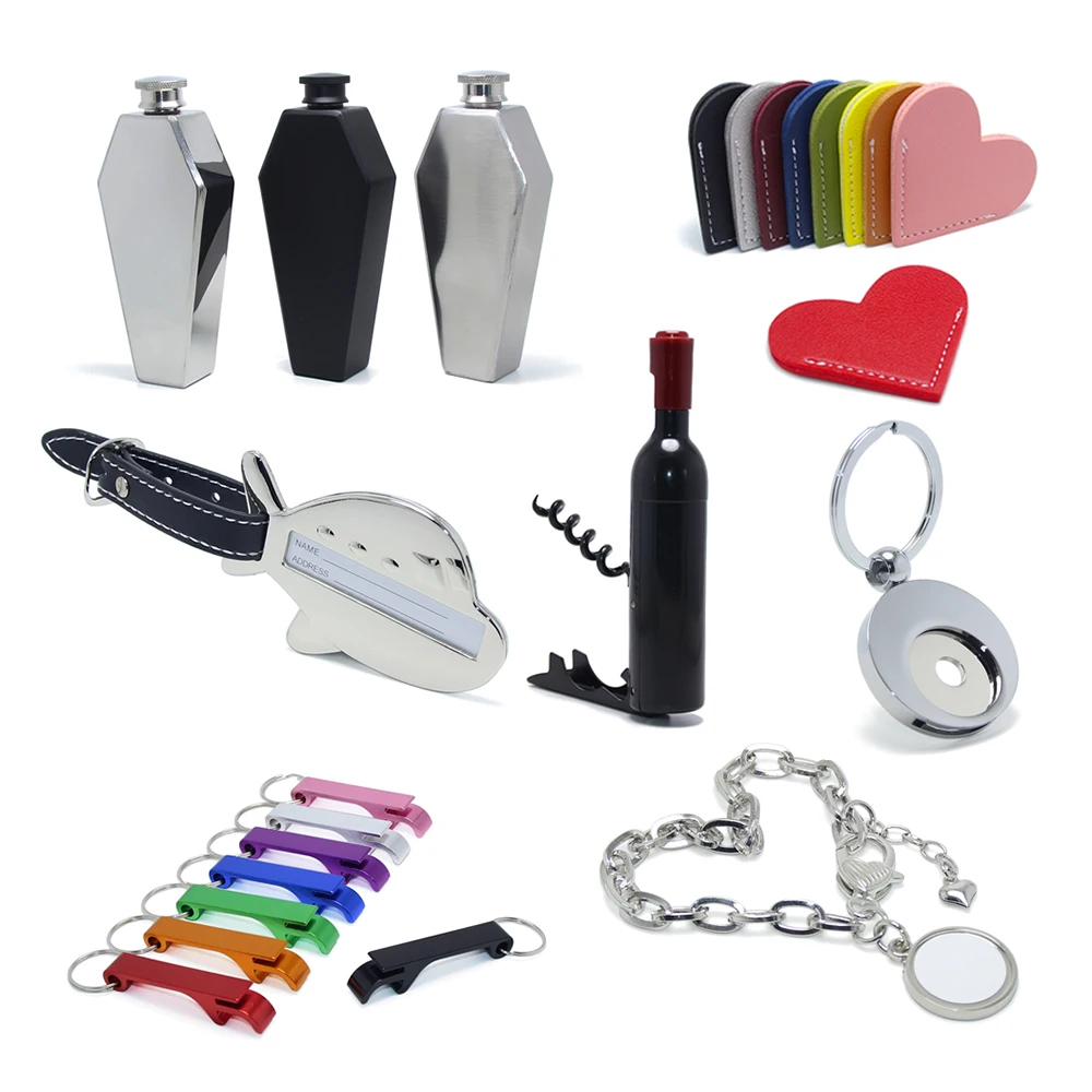 2024 New Marketing Gift Set Keychain Opener Hip Flask Merchandise Event Giveaway Promotion Items Custom Wholesale Novelty Gifts
