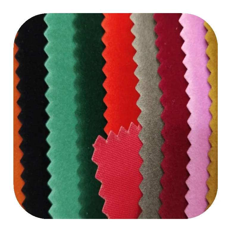 
China in Stock flocked print velvet fabric velvet lace asoebi Plush toy 