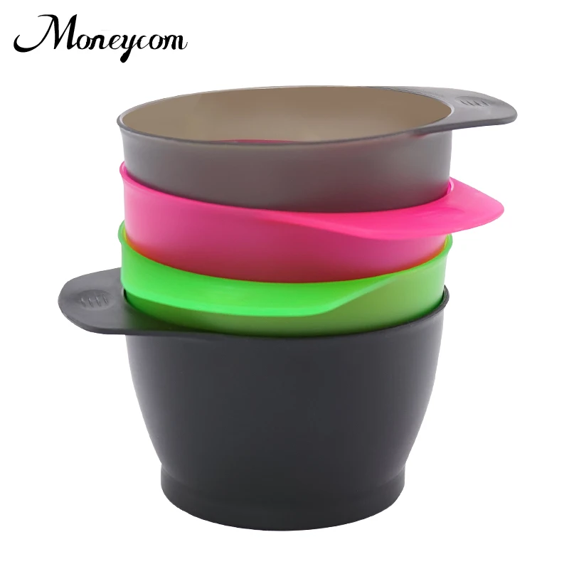 Professional Plastic Hair Color Dye Bowl Dye Brushes Wholesale Mixing Bowl Tint Tool Barber Accessories MC-07