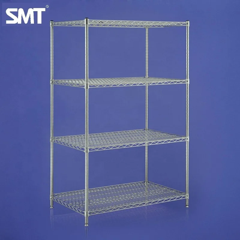 Premium Grade Heavy duty Cleanroom 304 Stainless Steel Wire Shelving Zig Zag Wire Shelf Rack