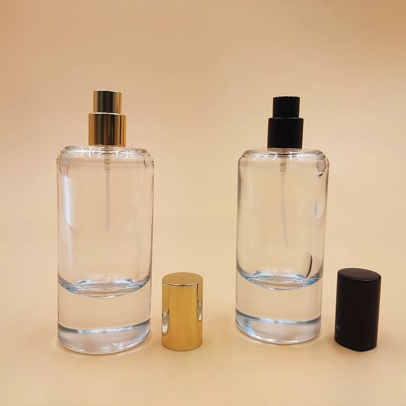 15 Press Spray Perfume Bottle High-End Thick Bottom Glass 50ml Storage Portable Cosmetic