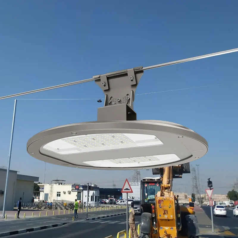50w 55w Suspended on cable LED road lighting fixture for public lighting