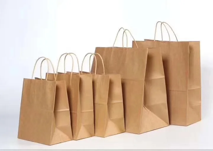 WFD-430 Fully Automatic Roll Fed paper shopping bag making machine with Twisted & Flat Handle