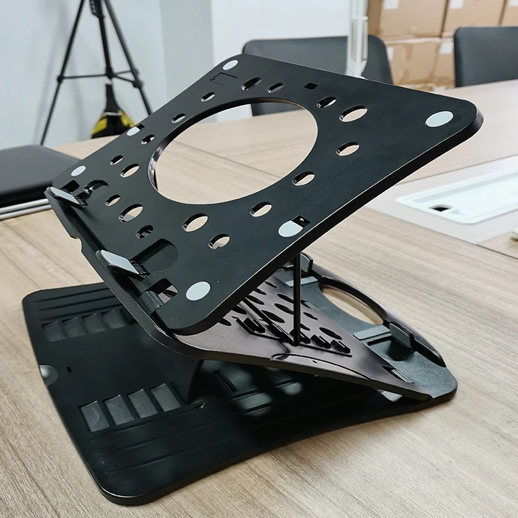 Great roc Laptop Stand 360 Rotating Swivel Laptop riser for Desk Plastic Computer Stand 2 layer  notebook Computer Stand plastic