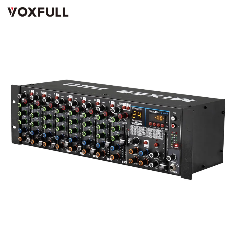 Профессиональный микшер Voxfull AK49 7-канальная микшерная консоль с эффектом реверберации домашний для караоке интерфейсом Usb прямого эфира