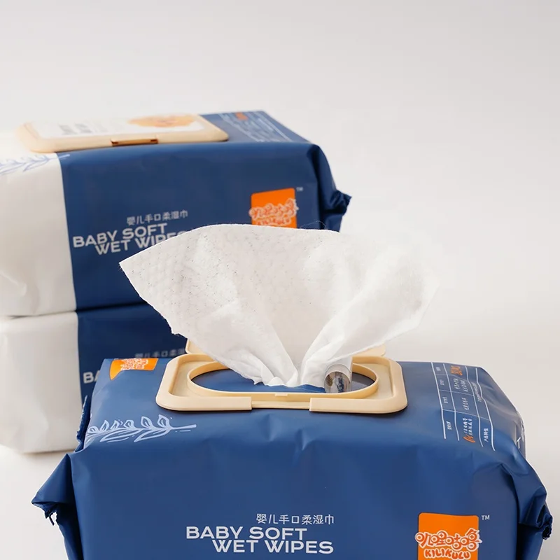 2024 Pamper Baby Wipes Natural Soft Organic Water Wet Wipes For Baby Home Non-Woven Degradable Soft Baby Wipes
