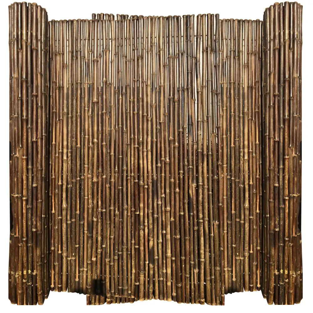 Pastoral Style Country Courtyard Environmental Protection Privacy Wooden Walls Bamboo Fence Panels