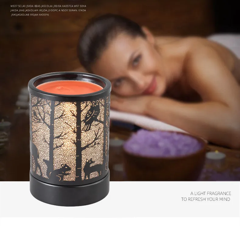 
Electric Candle Warmer Lantern vintage Nordic Style Aroma Burner Oil Burner Fragrance Table Lamps for home decoration aroma 
