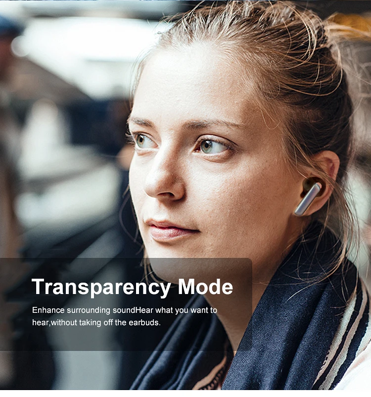 Wireless Gaming Earbuds Type C Headphones Sleeping Headset TWS ANC Wireless Earbuds