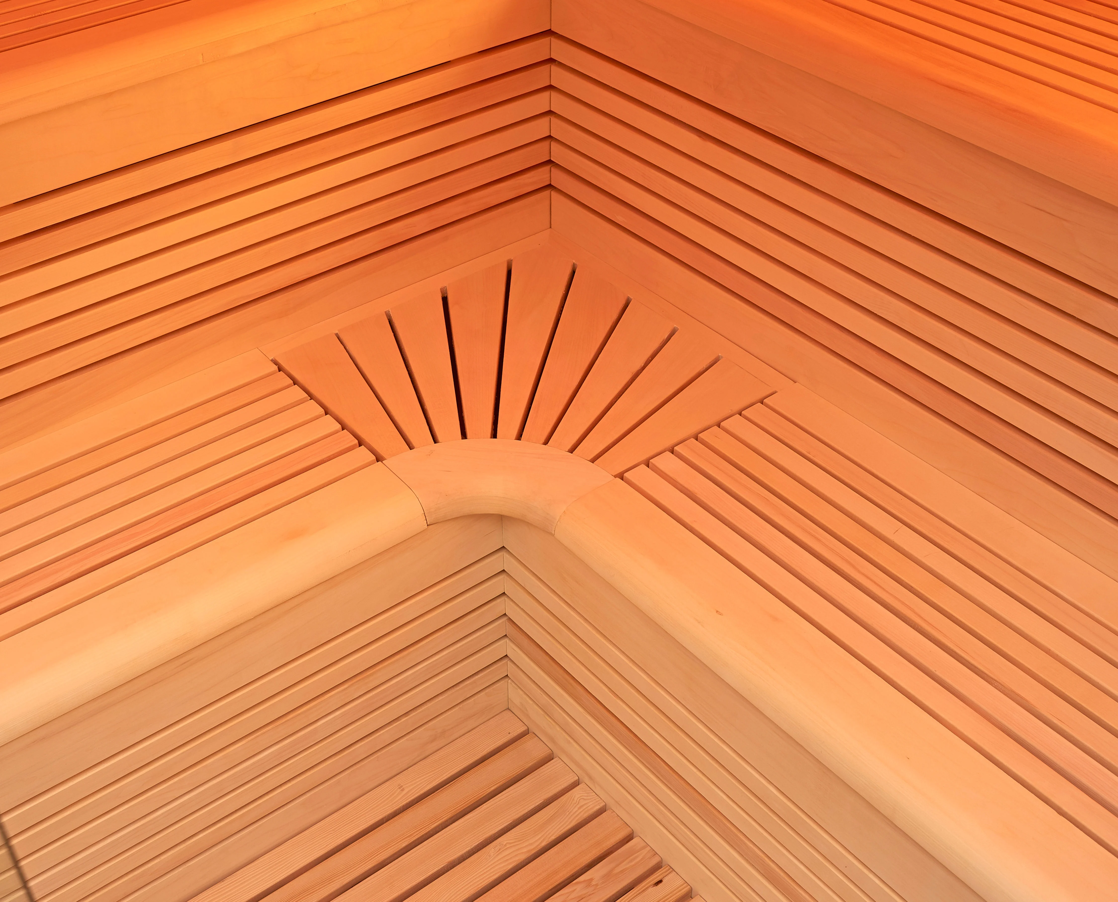 Traditional red cedar hemlock luxury Indoor dry Sauna Room with CE certificate WS-1813