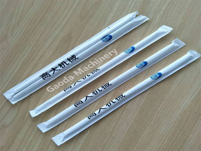 GD-P300, Automatic Individual/Single Straw Packing Machine,  for Paper Straw, Colorful Printing on Paper  Package