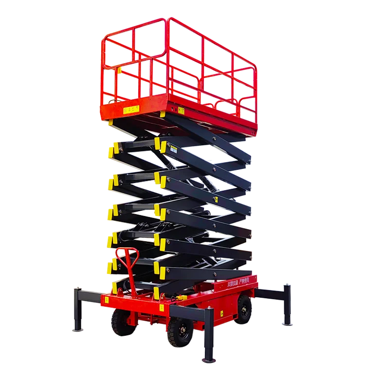 Hydraulic Aerial Work Platform With Quality Assurance Small Electric Scissor Lift Electric Lifting Scaffold Lift