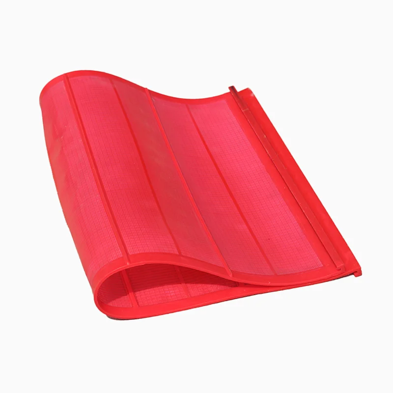 Wear-resistant PU trommel screen Polyurethane high frequency fine screen Vibrating screen