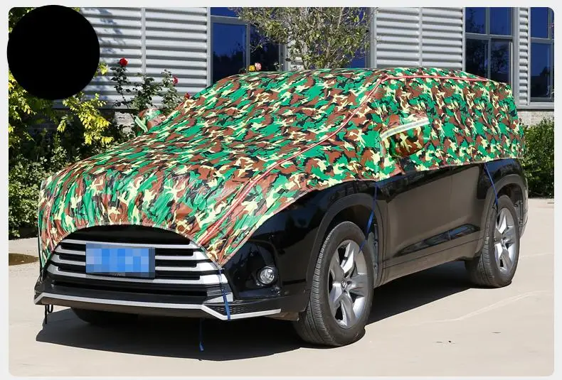 23 new design SUV car clothing half cover rain protection UV protection heat insulation half car cover
