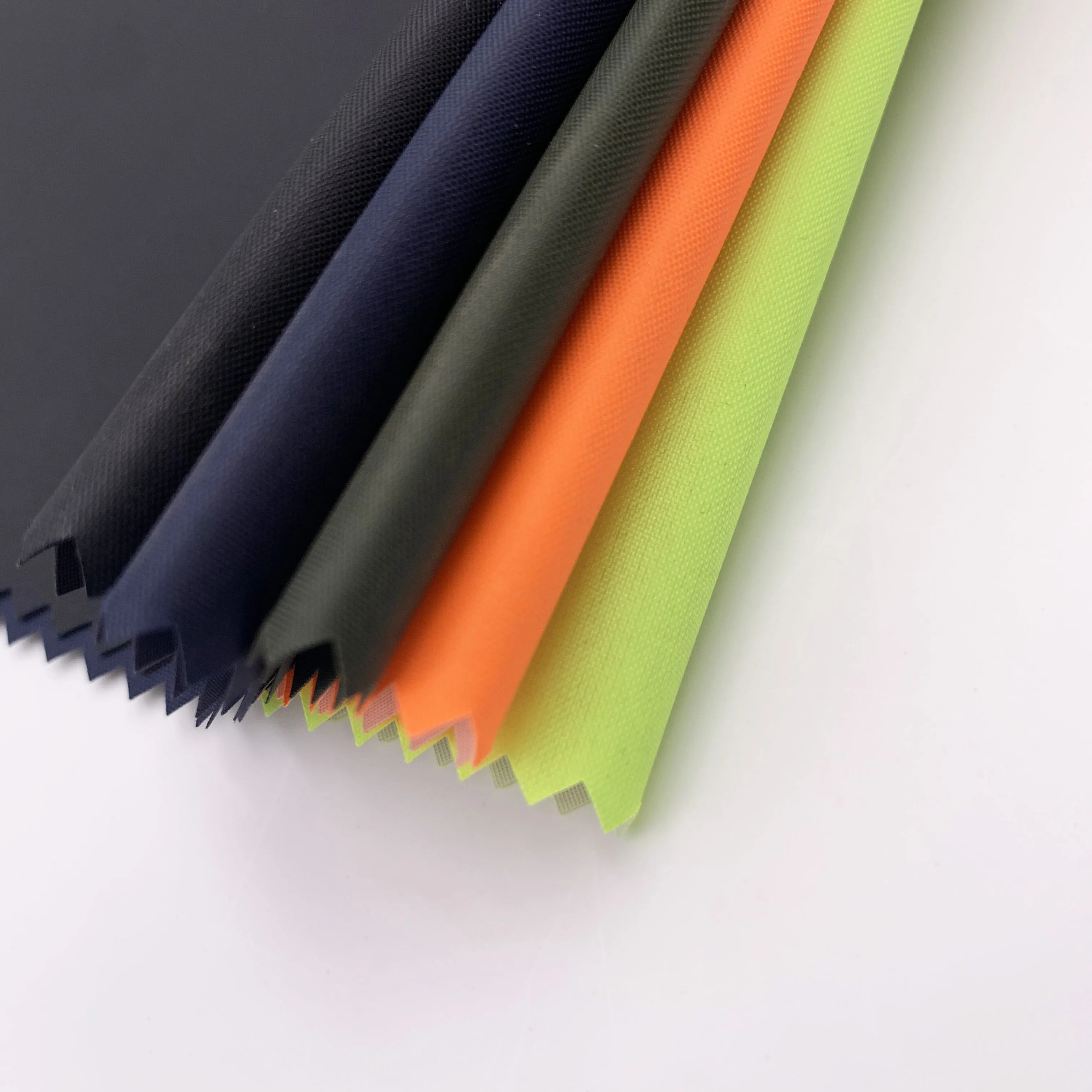 Silver coated polyester taffeta 190t waterproof raincoat fabric