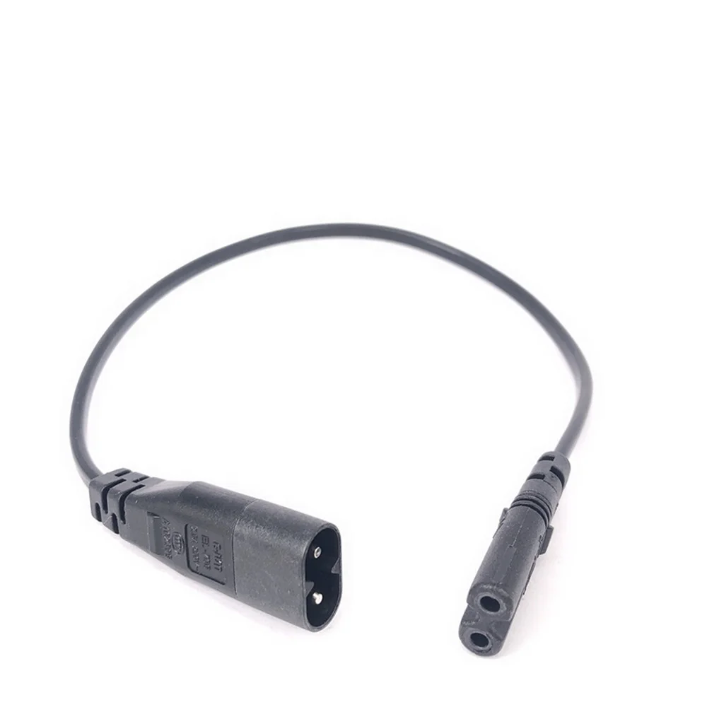 IEC 320 2-Pin C7 Female To C8 Male Figure 8 Power Adapter Extension Cable 30CM