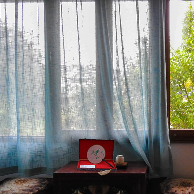 Shu Embroidery Double-sided embroidery fan-Bamboo Chinese Intangible Cultural Heritage