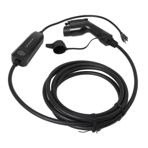 Зарядное устройство с дисплеем 110 В type1 зарядным кабелем для быстрой зарядки домашней зарядной станции