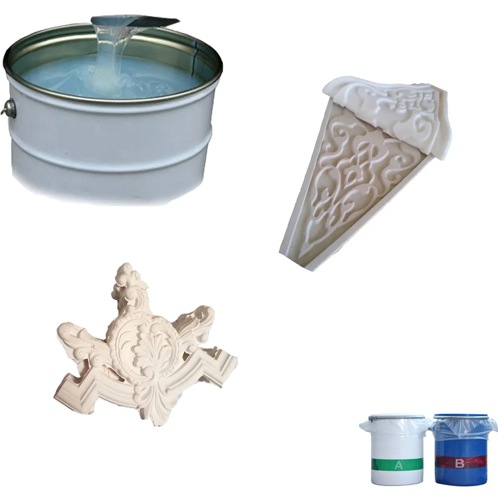 2022  Free Sample Liquid Silicone Mold RTV2 Casting Concrete Gypsum Mold Product