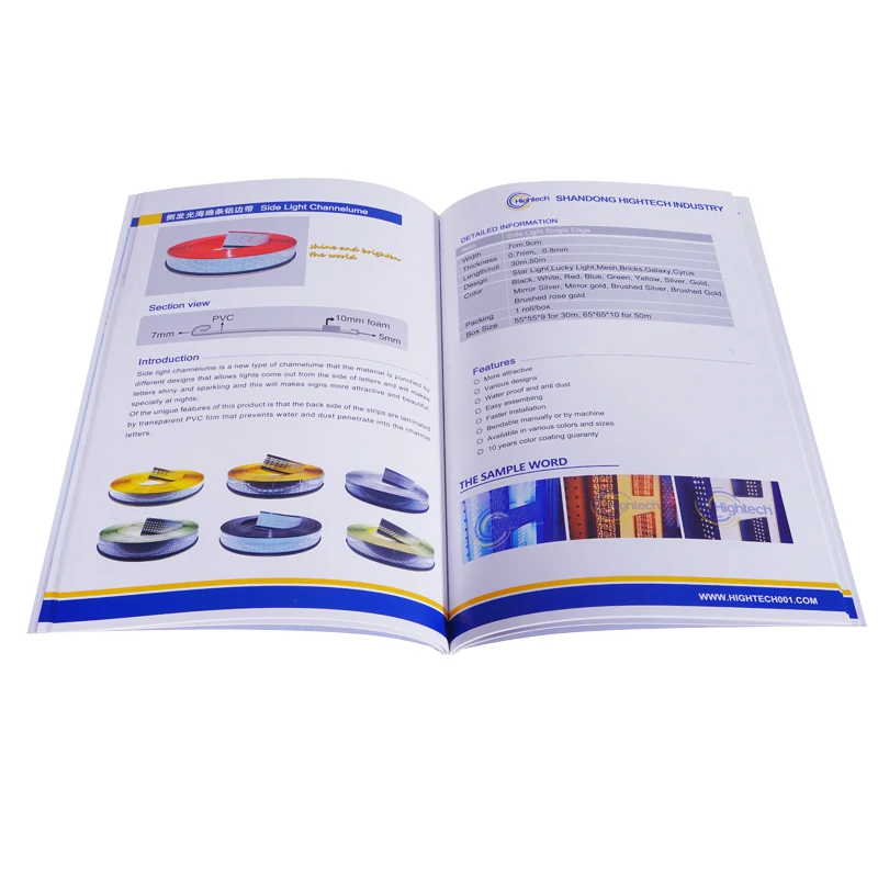 High Quality Custom Cheap Print Flyer Good Quality Catalogue Booklet Manual Brochure Printing Service