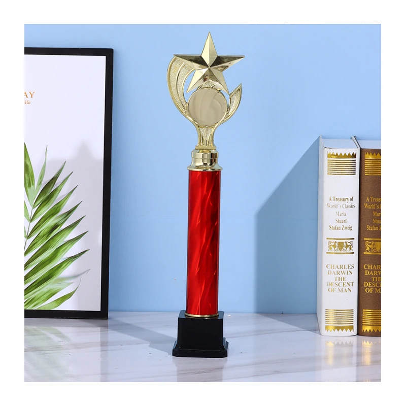 Shining customized elementary school  awards for ballet dancing sports event awards acrylic column trophy