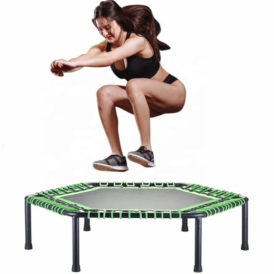 High Quality Gym Hexagonal Fitness Mini Trampoline for Kids or Adults