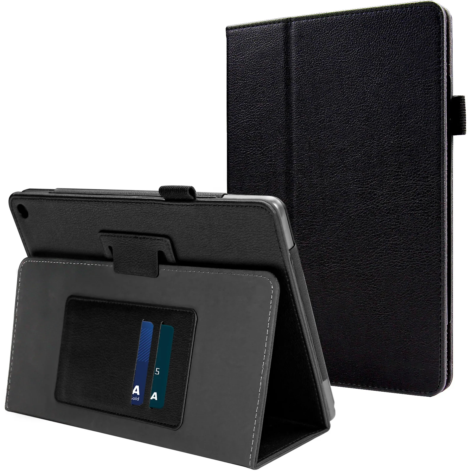  Чехол Kebei для нового планшета Amazon Fire HD 10 тонкий складной чехол-подставка 1 дюйма черный