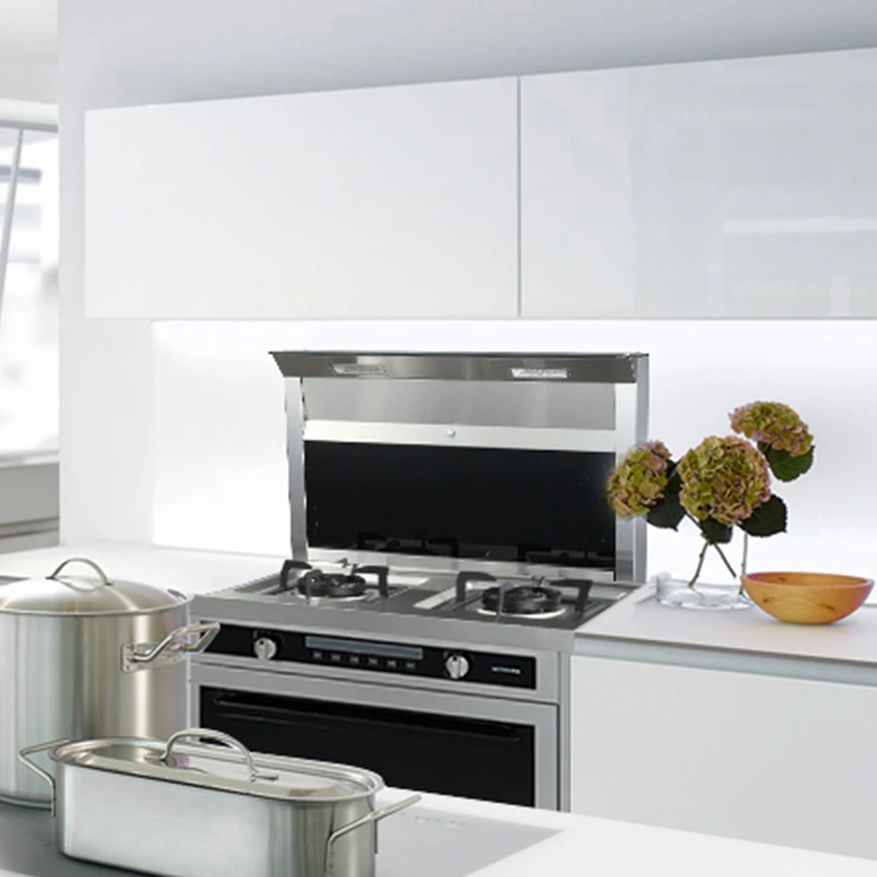 Multifunctional furnace Kitchen All-in-one Stove 2 Burners with Bowl Disinfection and Drying Function All-in-one Stove