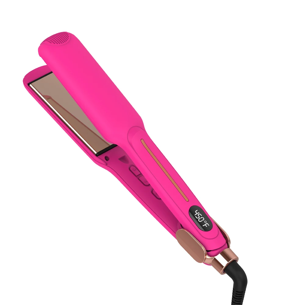 Hair straightening cream Portable flat curling planchas de pelo electric infrared hair straightener titanium flat iron