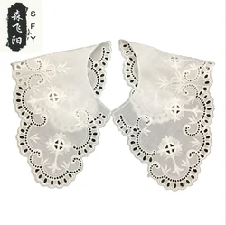 Lace line high quality cotton embroidery lace water-soluble lace fabric doll collar dress decorative collar