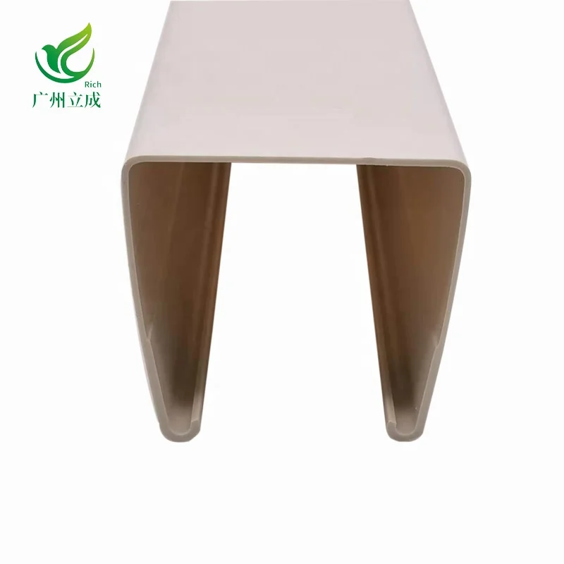 Rich7906 China U shape PVC Profile U Shape PVC Profile Plastic PVC Profile