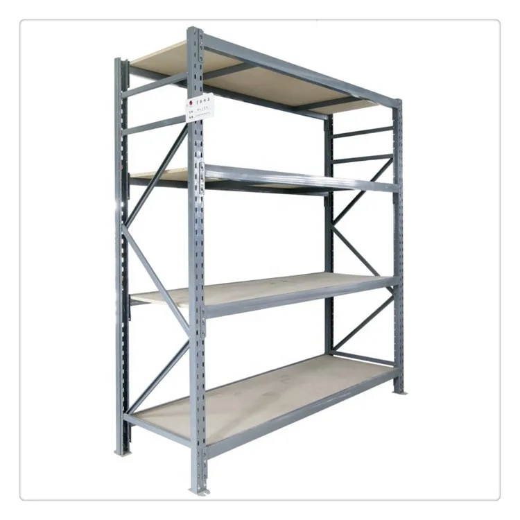 China Manufacturer Industrial Warehouse Storage Steel Light Duty Metal Rack Metal Boltless Shelving