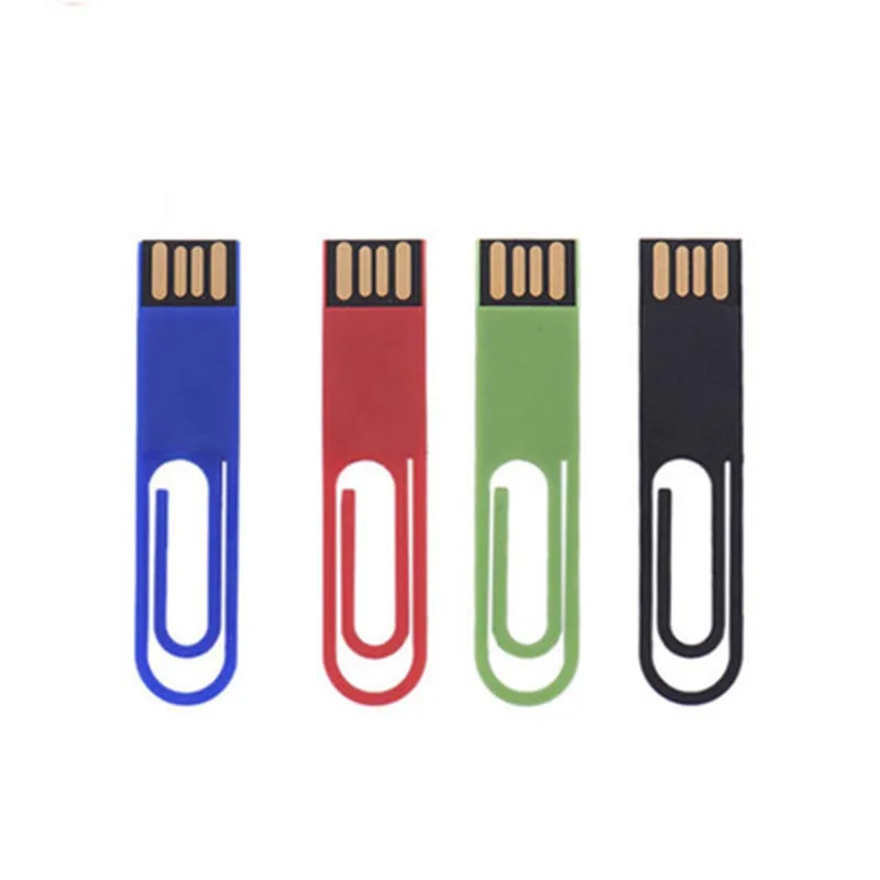 Оптовая продажа Закладка для книги Usb флеш-накопитель 1 Гб 2 4 ГБ 8 зажим галстука-Переходник флэш-накопители рекламных подарков