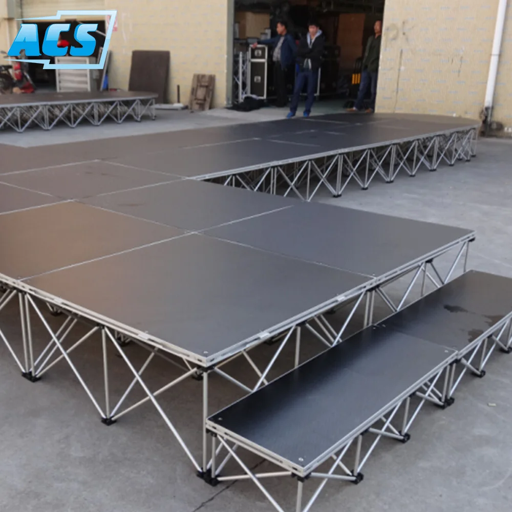 Waterproof Modular staging /stage modules/Movable Aluminum Stage For Wedding Rental