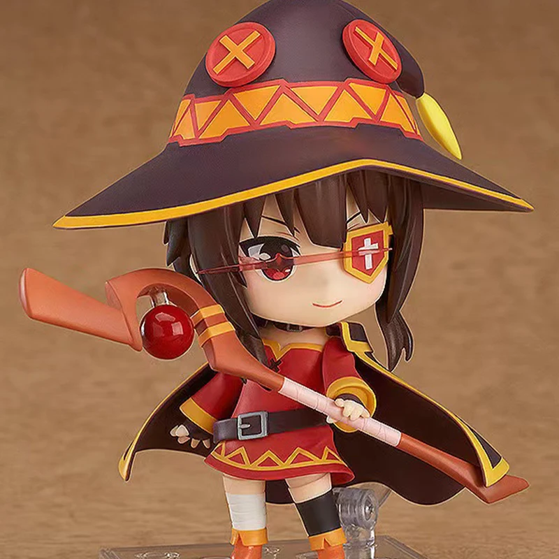 10CM Kono Subarashii Sekai ni Shukufuku wo Megumin Cosplay Cartoon Character PVC Action Figure Collection Model Toys Doll Gift