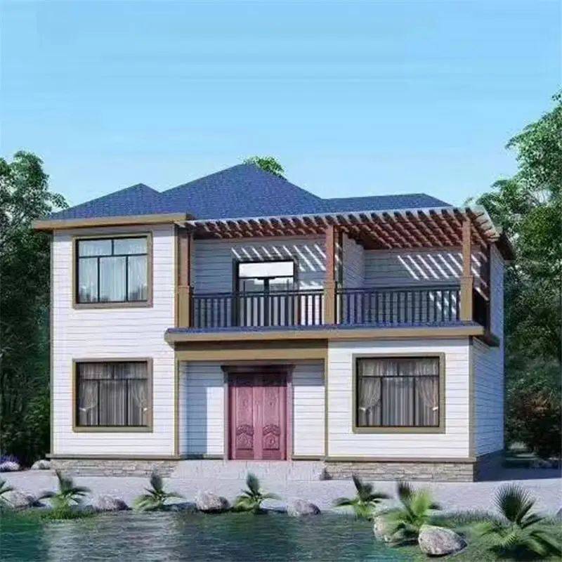 Professional Factory Promotion Price Light Steel Luxury Villa House Prefabricated Light Steel Villa Keel Machines