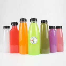 Hot selling  travel  cool drink bebida disposable customizable fruit 150ml 250ml 300ml juice bottle juicy bottles beverages