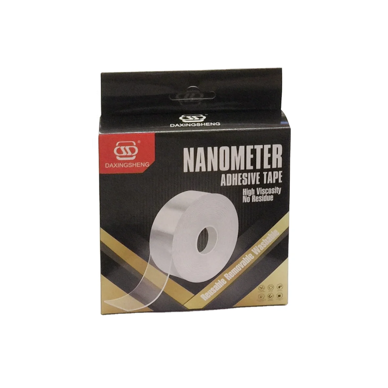 Хорошая адгезионная многоразовая Двусторонняя лента, Высококачественная нано-лента, съемная и моющаяся клейкая лента