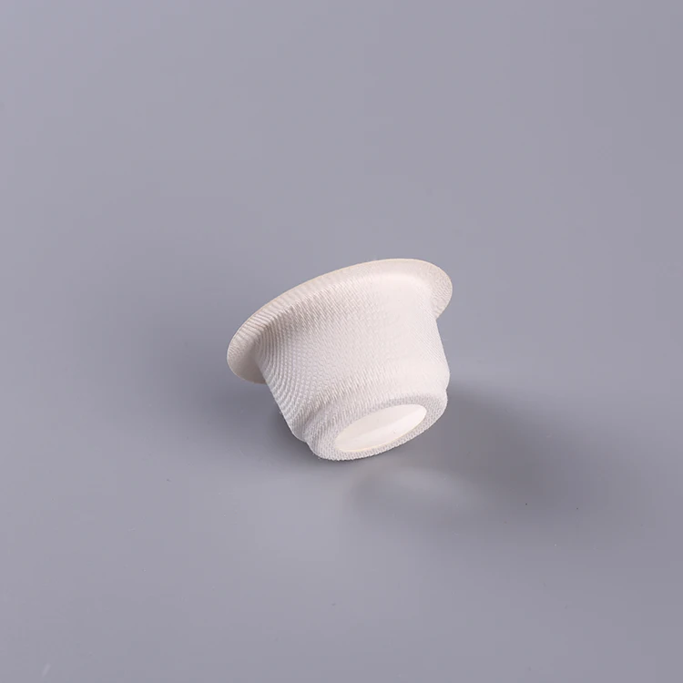 Biodegradable Sugarcane Bagasse Pulp Molded Empty Coffee Capsule
