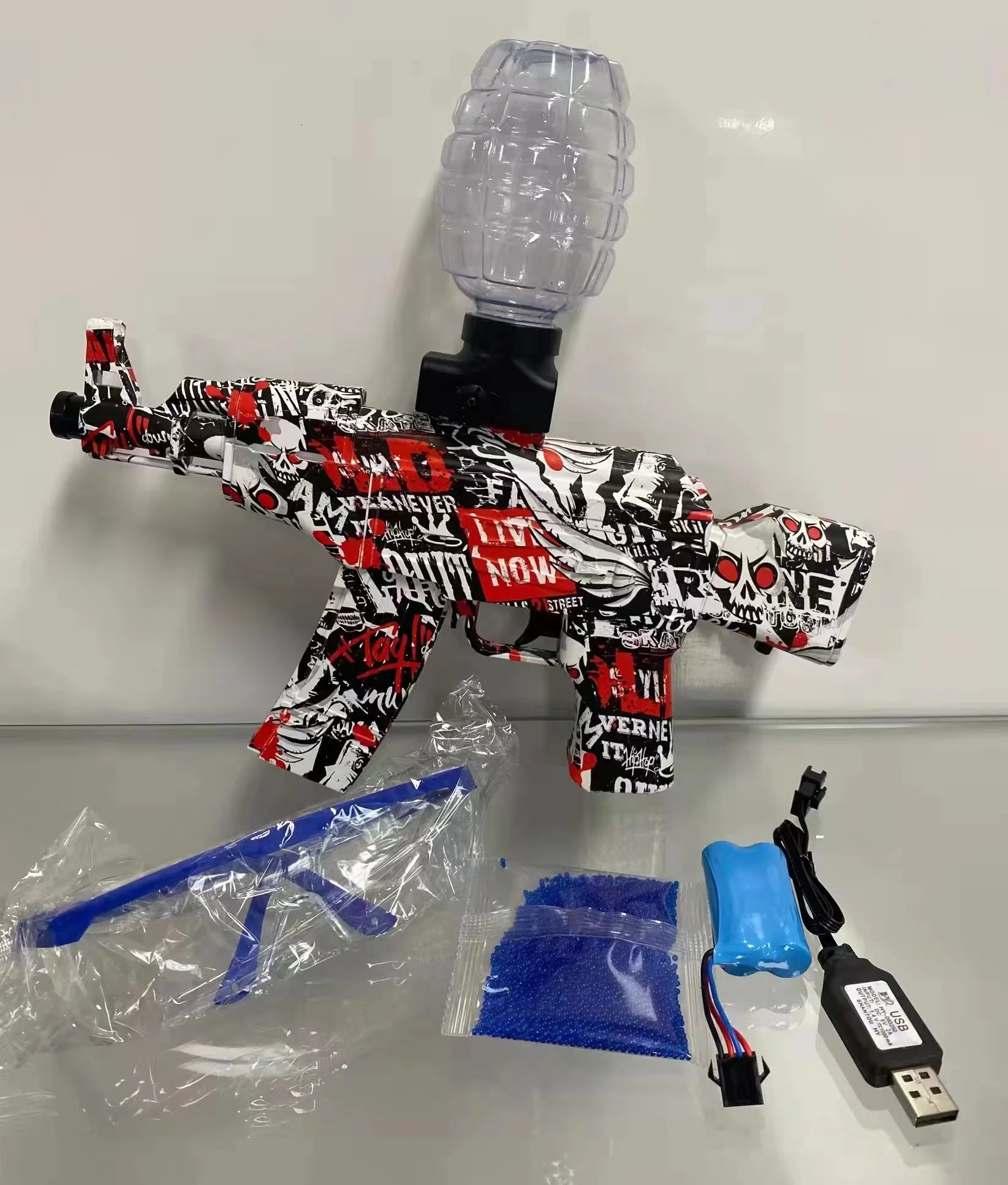 2022 Toy Airsoft Splat gel Ball Gun Blaster Pistol Electric Rifle Outdoor Toy AK47 Water Bead Splat Gun for boys kids