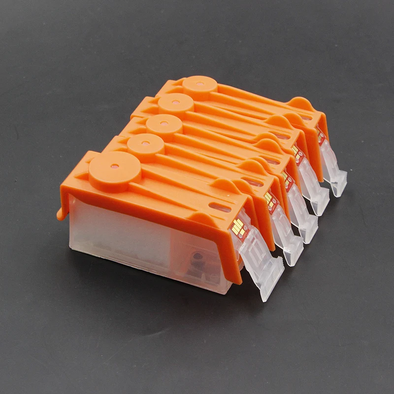 5 COLORS PGI525 CLI526 refillable ink cartridge compatible for Canon IP4850 IX6550 MX885 MX895 MX715 printer