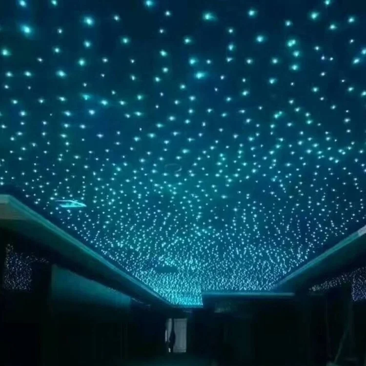 Factory professional Multicolor all aluminum 45w RGBW fiber optic led light engine for ceiling chandelier