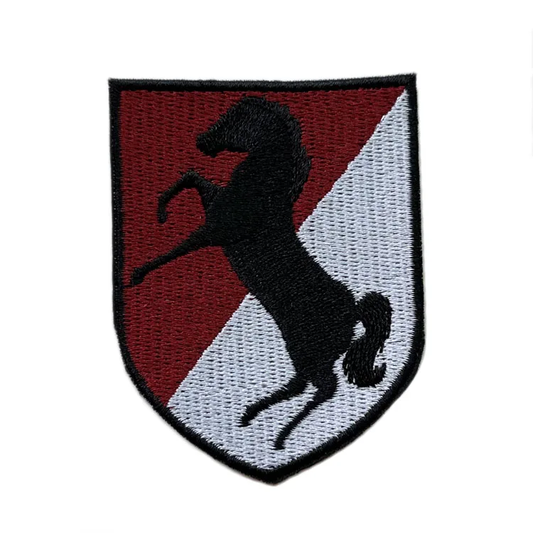 Christmas Embroidered Patches Label Wholesale Custom Made Iron On Embroidery Patch For Clothing Applique