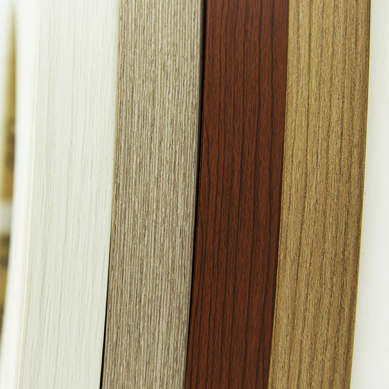 Indoor Decoration Materials PVC Laminate Edge Banding Tape Strips for Fiberboard